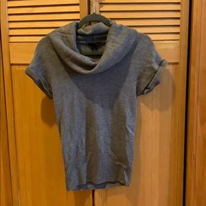Cowl Neck Short Sleeved Sweater